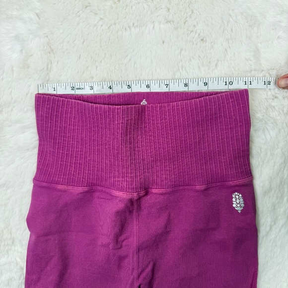 Free People Movement Legging High-Rise 7/8 Good Karma Hot Pink XS/S - Picture 4 of 6